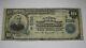 $10 1902 Sistersville West Virginia Wv National Currency Bank Note Bill Ch #5028