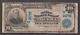 $10 1902 Topeka Kansas National Currency Bank Note Ks Bill Us Charter W 3078