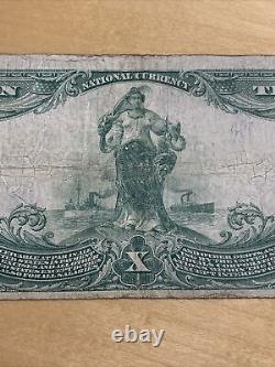 $10 1902 Tunkhannock Pennsylvania PA National Currency Bank Note Bill #835 25513