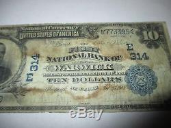 $10 1902 Warwick New York NY National Currency Bank Note Bill! Ch. #314 RARE