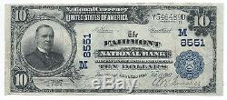 $10. 1907 FAIRMONT MINNESOTA National Currency Bank Note Bill Ch. #8551