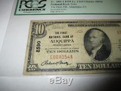 $10 1929 Aliquippa Pennsylvania PA National Currency Bank Note Bill Ch. #8590