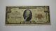 $10 1929 Alliance Ohio Oh National Currency Bank Note Bill Charter #3721 Rare