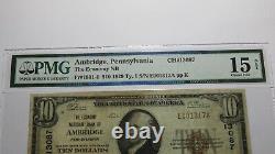 $10 1929 Ambridge Pennsylvania PA National Currency Bank Note Bill Ch #13087 F15