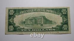 $10 1929 Anniston Alabama AL National Currency Bank Note Bill Ch. #11753 FINE