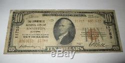 $10 1929 Anniston Alabama AL National Currency Bank Note Bill! Ch. #11753 RARE