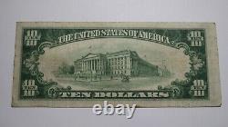 $10 1929 Appleton Wisconsin WI National Currency Bank Note Bill Ch. #1749 VF+