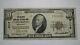 $10 1929 Atlantic Highlands New Jersey Nj National Currency Bank Note Bill #4119