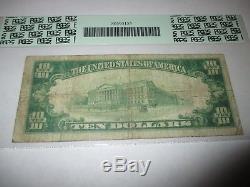$10 1929 Auburn Nebraska NE National Currency Bank Note Bill Ch. #3628 FINE PCGS