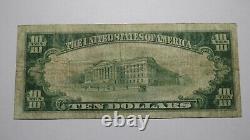 $10 1929 Auburn New York NY National Currency Bank Note Bill Ch. #1345 RARE