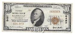 $10. 1929 BARNEGAT New Jersey National Currency Bank Note Bill Ch. #8497