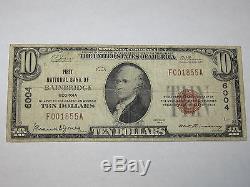$10 1929 Bainbridge Georgia GA National Currency Bank Note Bill! Ch. #6004 Fine
