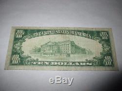 $10 1929 Barre Vermont VT National Currency Bank Note Bill! Ch. #7068 FINE