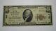 $10 1929 Batavia New York Ny National Currency Bank Note Bill Ch. #340 Fine