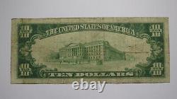 $10 1929 Battle Creek Michigan MI National Currency Bank Note Bill Ch #7589 FINE