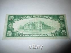 $10 1929 Belfast Maine ME National Currency Bank Note Bill Ch. #7586 VF+