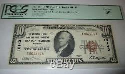 $10 1929 Benton Harbor Michigan MI National Currency Bank Note Bill #10143 VF