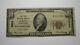 $10 1929 Berlin Pennsylvania Pa National Currency Bank Note Bill Ch. #5823 Rare