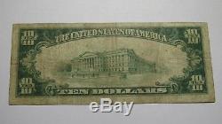 $10 1929 Biddeford Maine ME National Currency Bank Note Bill Ch. #1089 Fine