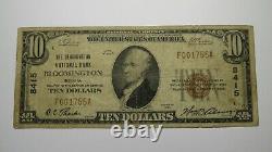 $10 1929 Bloomington Indiana IN National Currency Bank Note Bill! Ch. #8415 RARE