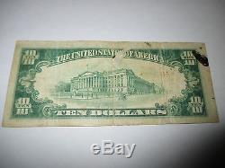 $10 1929 Blossburg Pennsylvania PA National Currency Bank Note Bill #13381 Fine