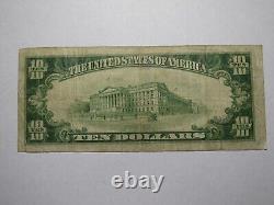 $10 1929 Boyertown Pennsylvania PA National Currency Bank Note Bill #2137 FINE