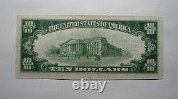 $10 1929 Bristol Pennsylvania PA National Currency Bank Note Bill Ch. #717 XF+