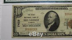$10 1929 Brundidge Alabama AL National Currency Bank Note Bill #7429 PMG VF25