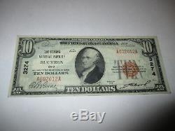 $10 1929 Bucyrus Ohio OH National Currency Bank Note Bill Ch. #3274 Very Fine