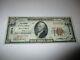 $10 1929 Bucyrus Ohio Oh National Currency Bank Note Bill Ch. #3274 Very Fine