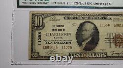 $10 1929 Charleston Illinois IL National Currency Bank Note Bill #11358 VF25 PMG