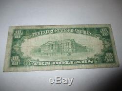 $10 1929 Cherry Tree Pennsylvania PA National Currency Bank Note Bill #7000 Fine