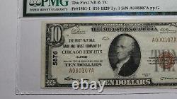 $10 1929 Chicago Heights Illinois IL National Currency Bank Note Bill #5876 VF30