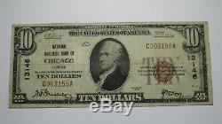 $10 1929 Chicago Illinois IL National Currency Bank Note Bill! Ch. #13146 FINE