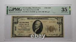 $10 1929 Chickasha Oklahoma OK National Currency Bank Note Bill #5547 VF35 PMG