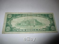$10 1929 Chickasha Oklahoma OK National Currency Bank Note Bill! Ch. #9938 FINE