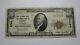 $10 1929 Chico California Ca National Currency Bank Note Bill! Ch. #8798 Fine