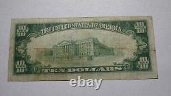 $10 1929 Chico California CA National Currency Bank Note Bill! Ch. #8798 Fine