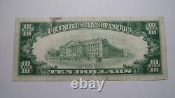 $10 1929 Chillicothe Missouri MO National Currency Bank Note Bill Ch. #4111 VF
