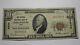 $10 1929 Chillicothe Ohio Oh National Currency Bank Note Bill! Ch. #5634 Fine