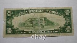 $10 1929 Cobleskill New York NY National Currency Bank Note Bill Ch. #461 RARE