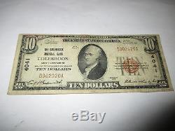 $10 1929 Colebrook New Hampshire NH National Currency Bank Note Bill #4041 FINE
