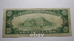 $10 1929 Collegeville Pennsylvania PA National Currency Bank Note Bill 8404 VF