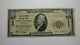 $10 1929 Collingswood New Jersey Nj National Currency Bank Note Bill Ch #7983 Vf