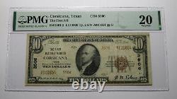 $10 1929 Corsicana Texas TX National Currency Bank Note Bill Ch. #3506 VF20 PMG