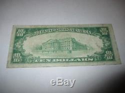 $10 1929 Crystal Falls Michigan MI National Currency Bank Note Bill Ch #11547 VF