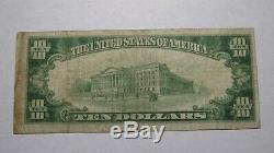 $10 1929 Davenport Iowa IA National Currency Bank Note Bill Charter #15 RARE