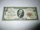 $10 1929 Derby Line Vermont Vt National Currency Bank Note Bill! Ch. #1368 Fine