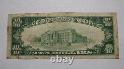 $10 1929 Dolton Illinois IL National Currency Bank Note Bill Ch. #8679 RARE