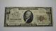 $10 1929 Donora Pennsylvania Pa National Currency Bank Note Bill! Ch. #13644 Vf+